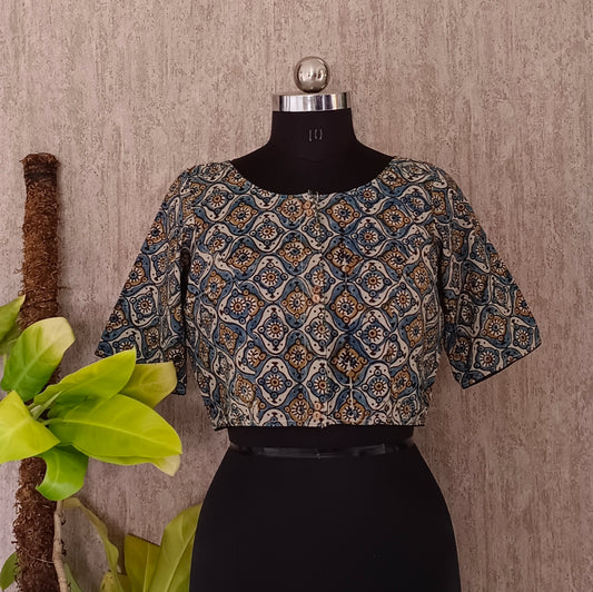 Ajrak Cotton Blouse