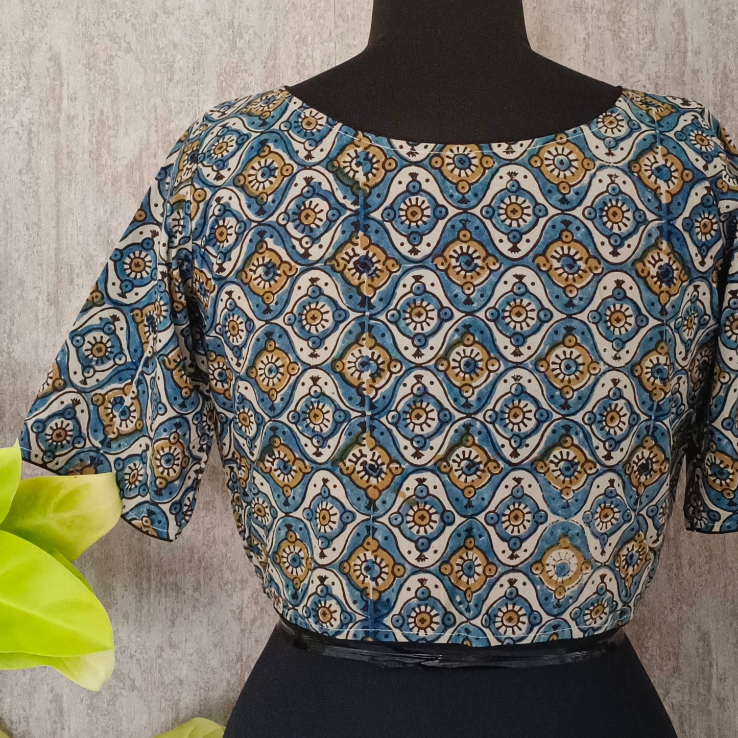 Ajrak Cotton Blouse