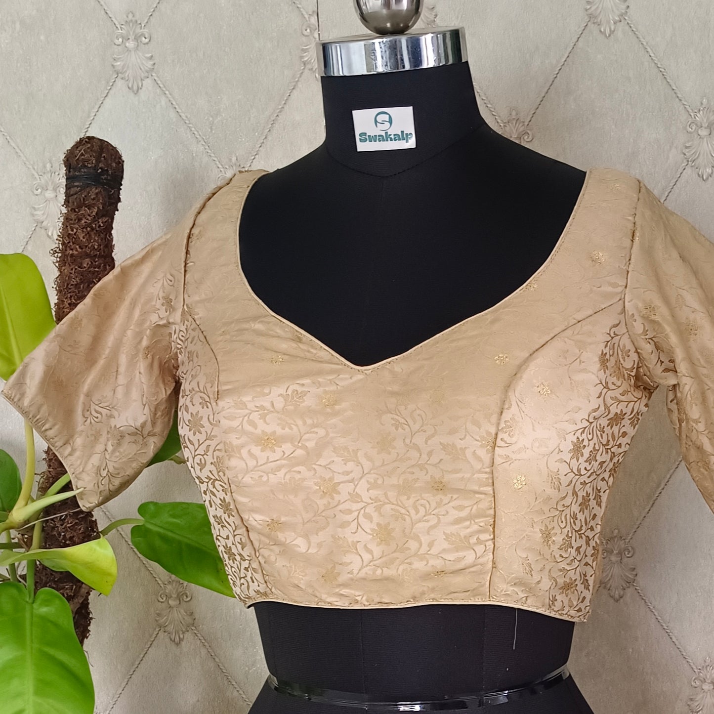 Golden Brocade Blouse(assorted)