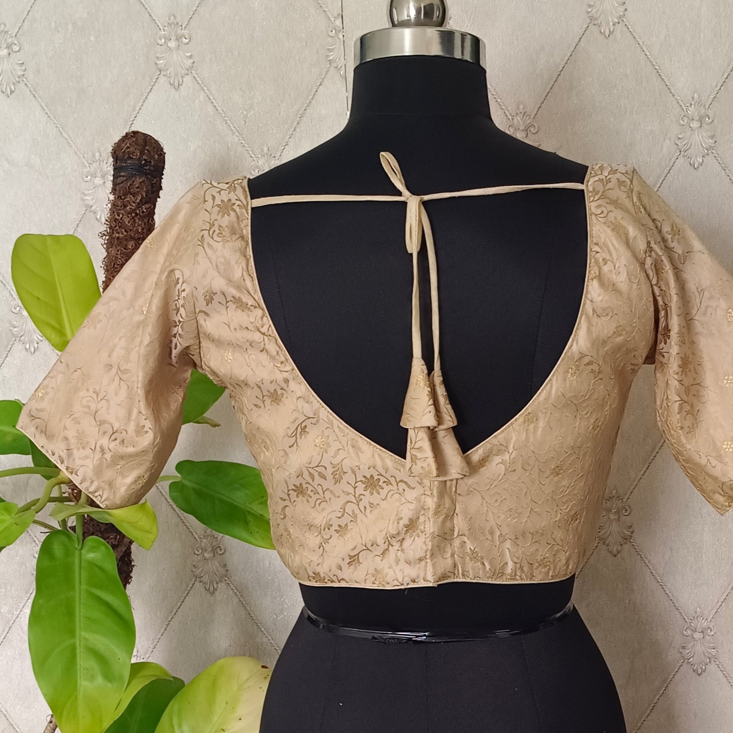 Golden Brocade Blouse(assorted)