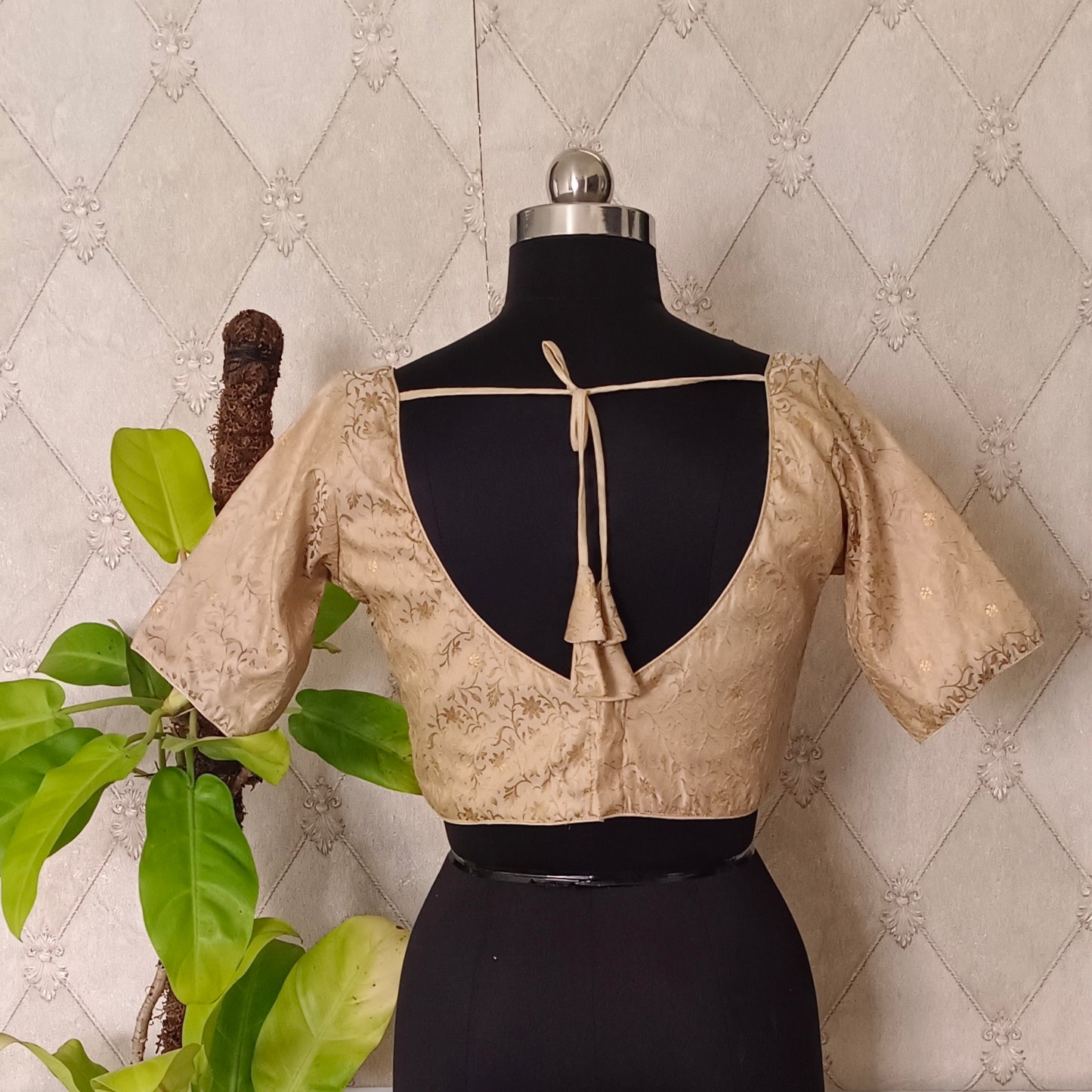 Golden Brocade Blouse(assorted)