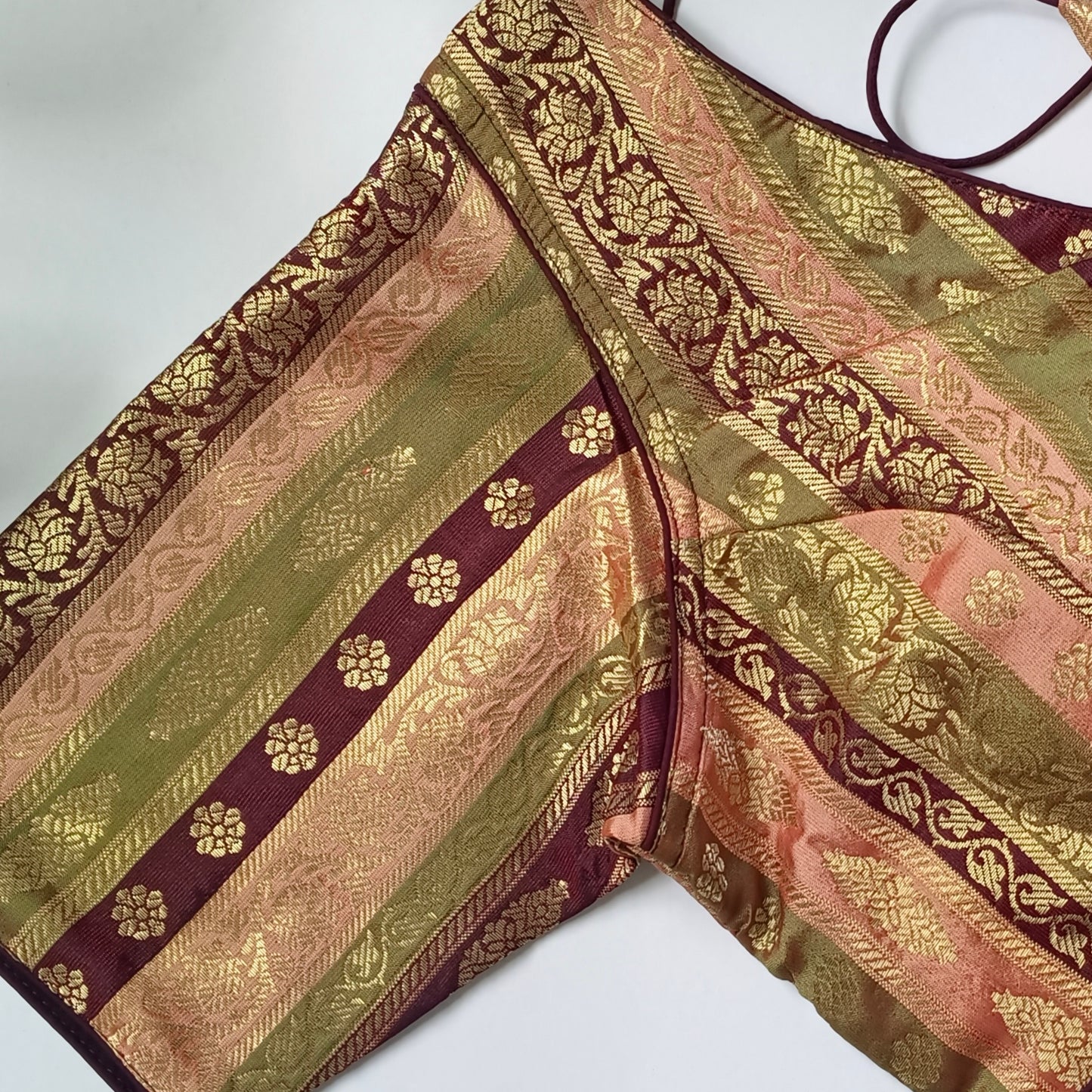 Multicolor Brocade Blouse