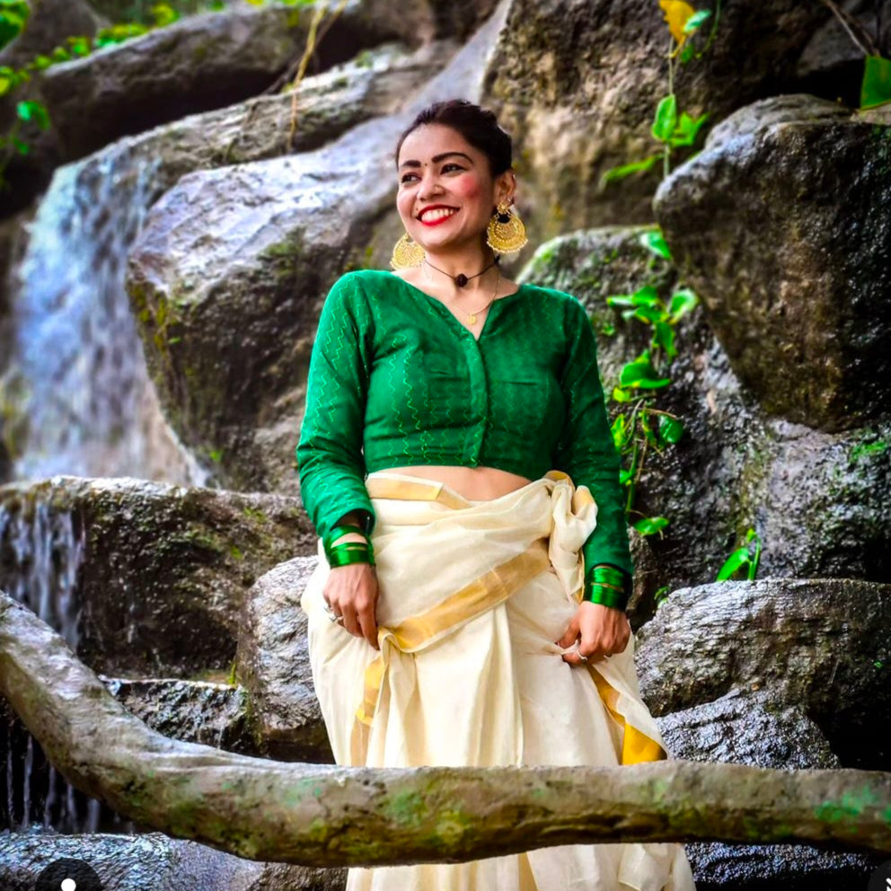 Light Green Full Sleeve Blouse