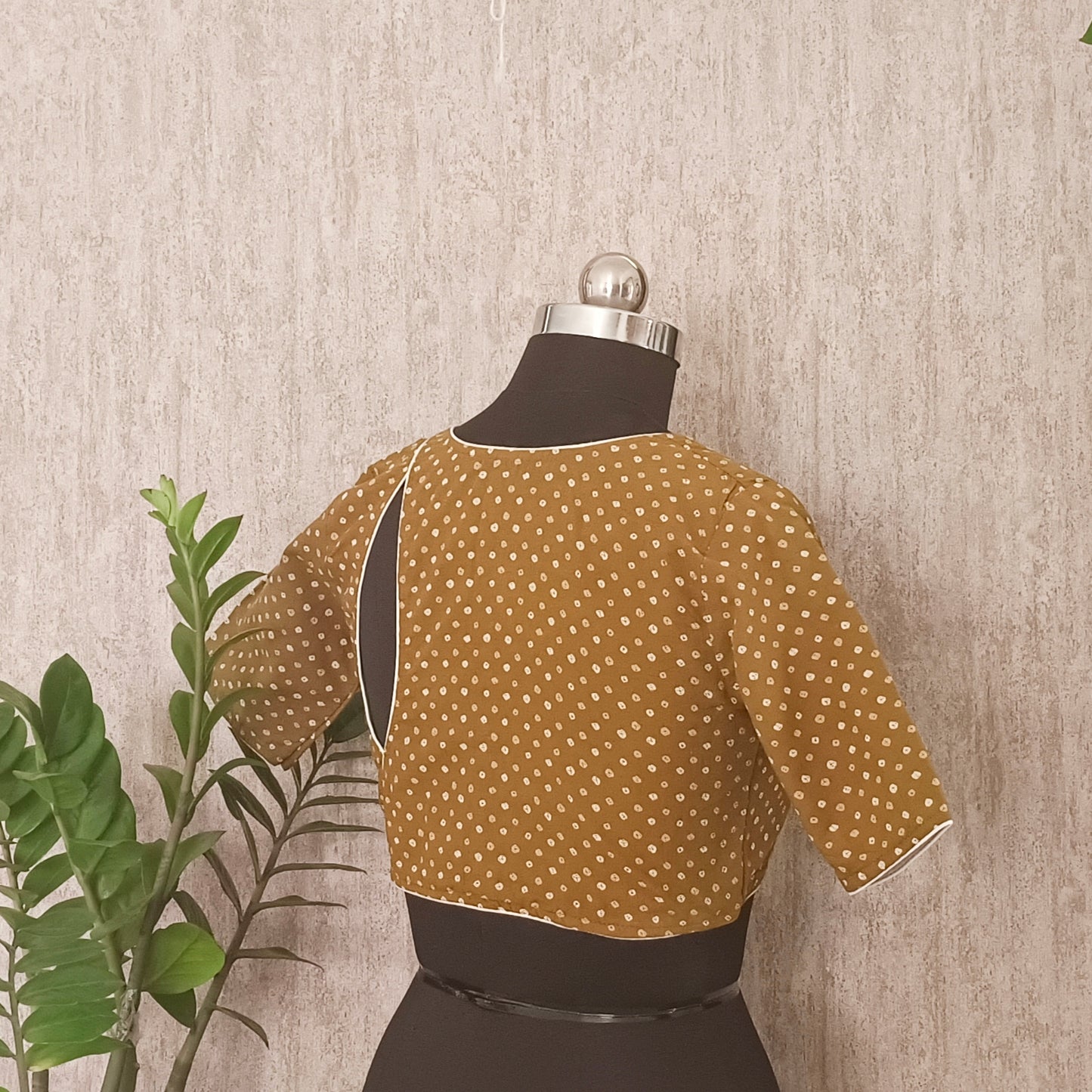 Dark Mustard Cotton Blouse