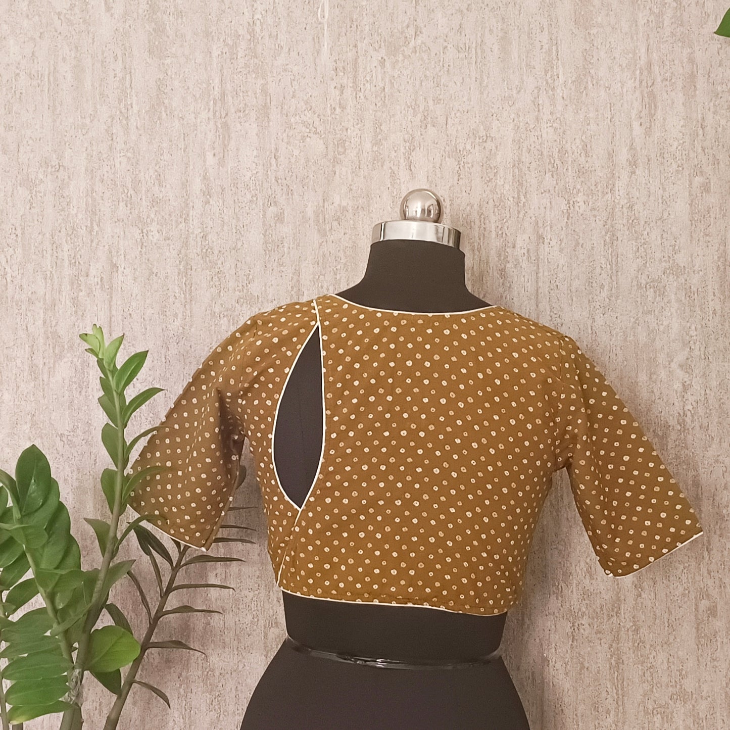 Dark Mustard Cotton Blouse