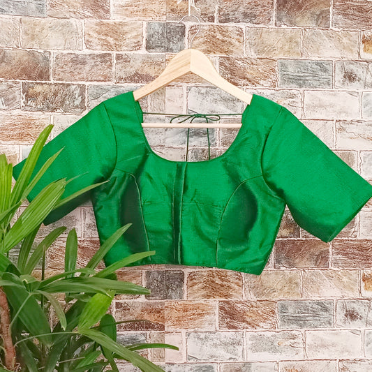 Classic Plain Green blouse