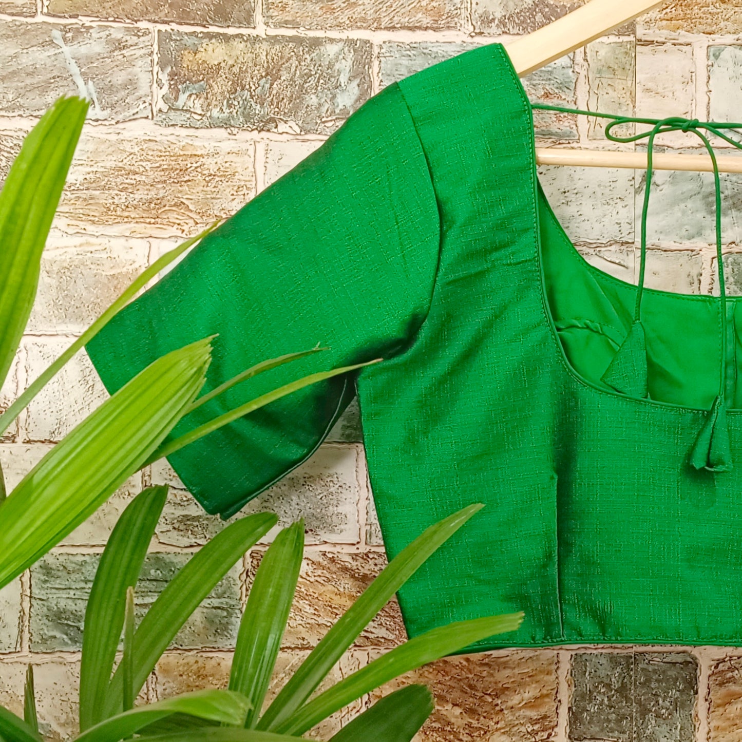 Classic Plain Green blouse