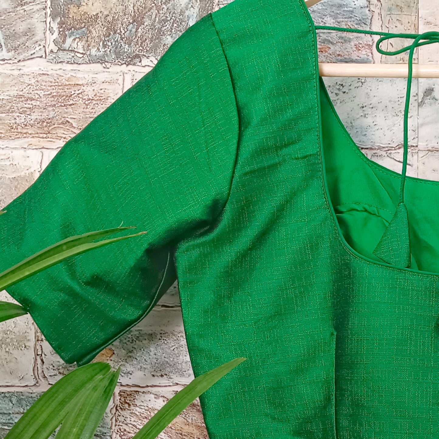 Classic Plain Green blouse