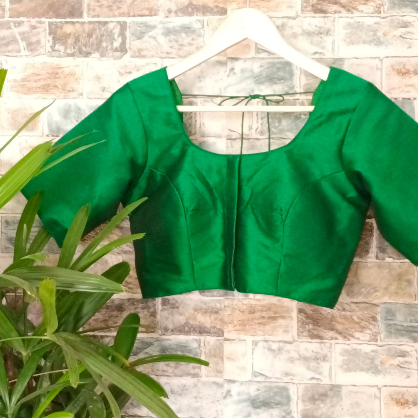 Classic Plain Green blouse