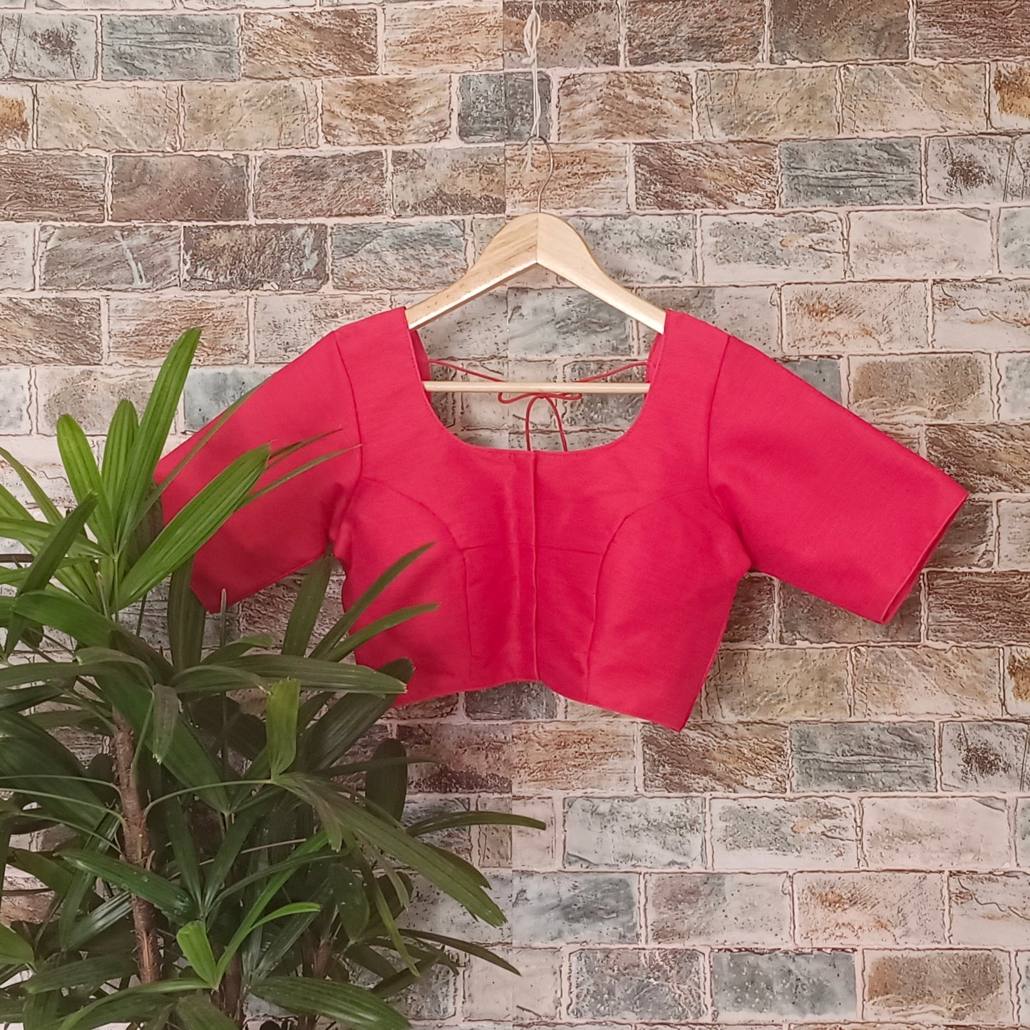 Classic Plain Rani Pink Blouse