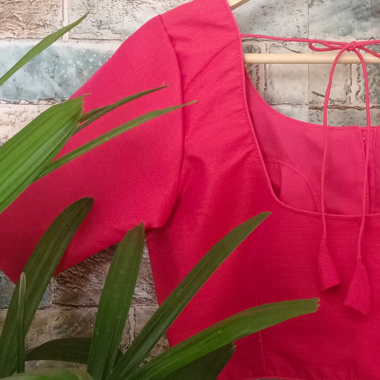 Classic Plain Rani Pink Blouse