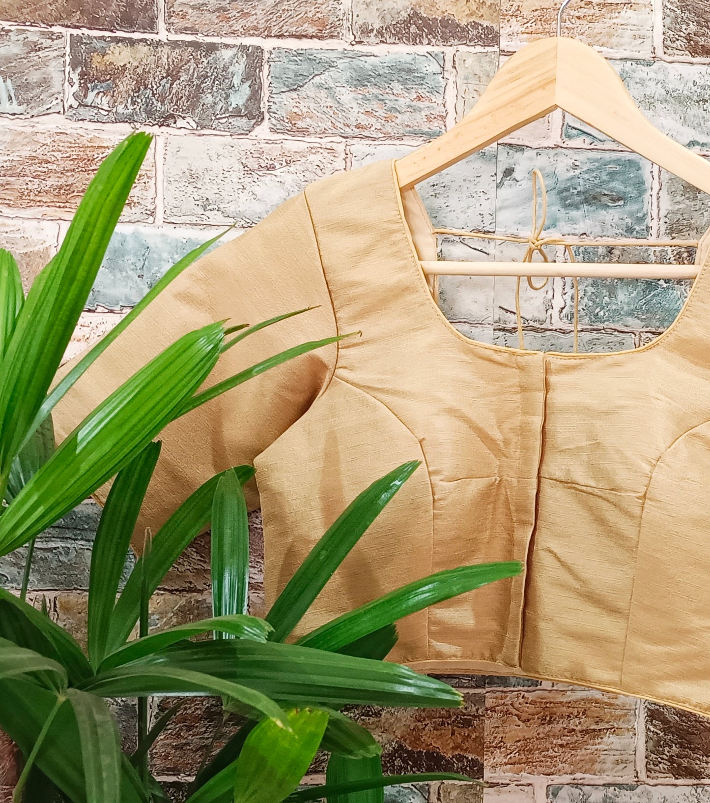 Classic Plain Golden Blouse