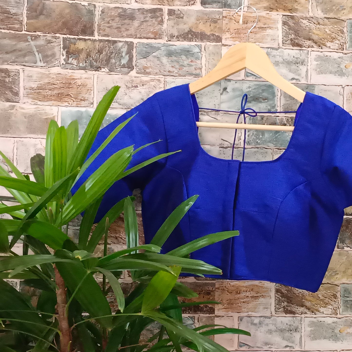 Classic Plain Royal Blue Blouse