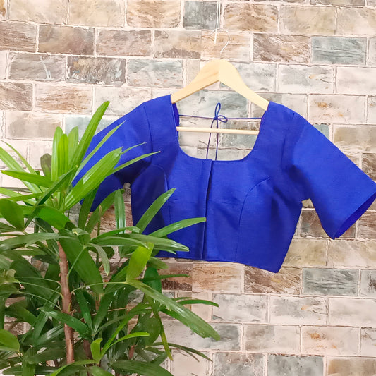 Classic Plain Royal Blue Blouse