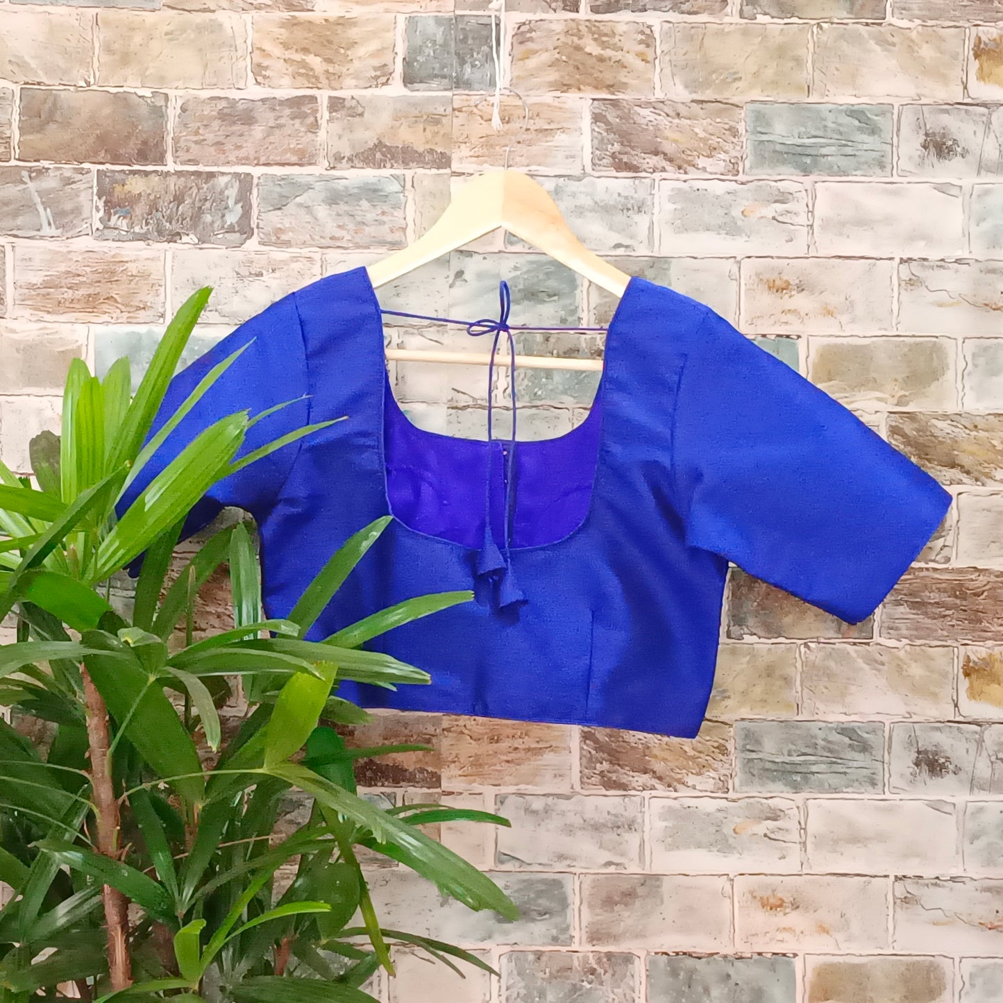 Classic Plain Royal Blue Blouse