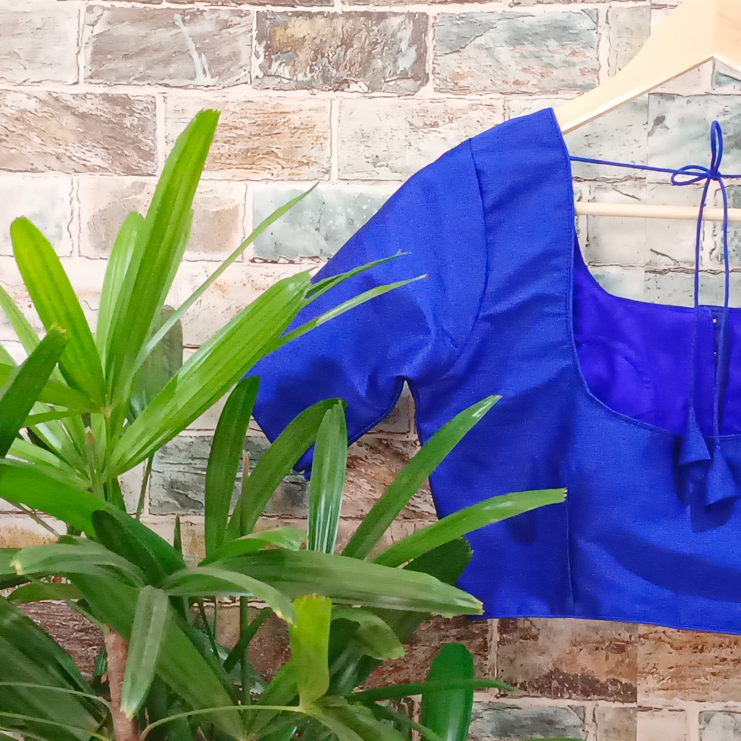 Classic Plain Royal Blue Blouse