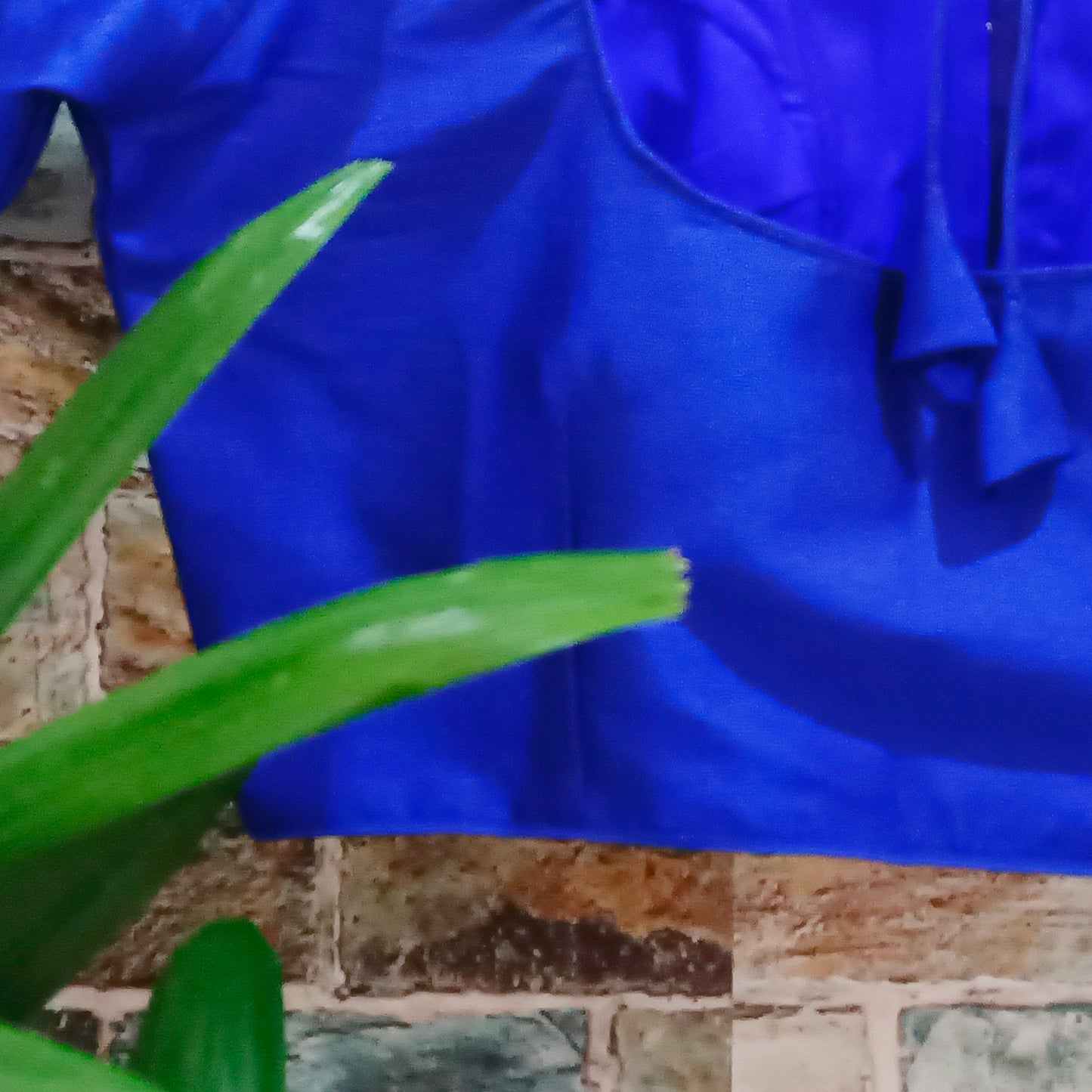 Classic Plain Royal Blue Blouse