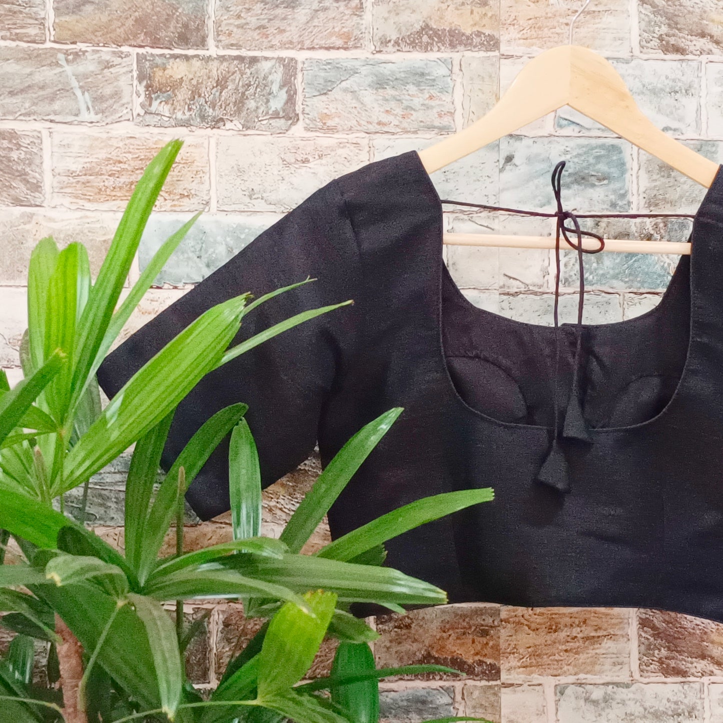 Classic Plain Black Blouse