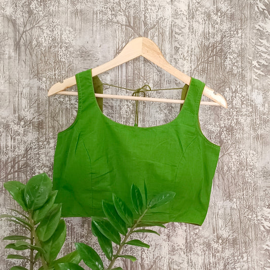 Green Cotton Blouse