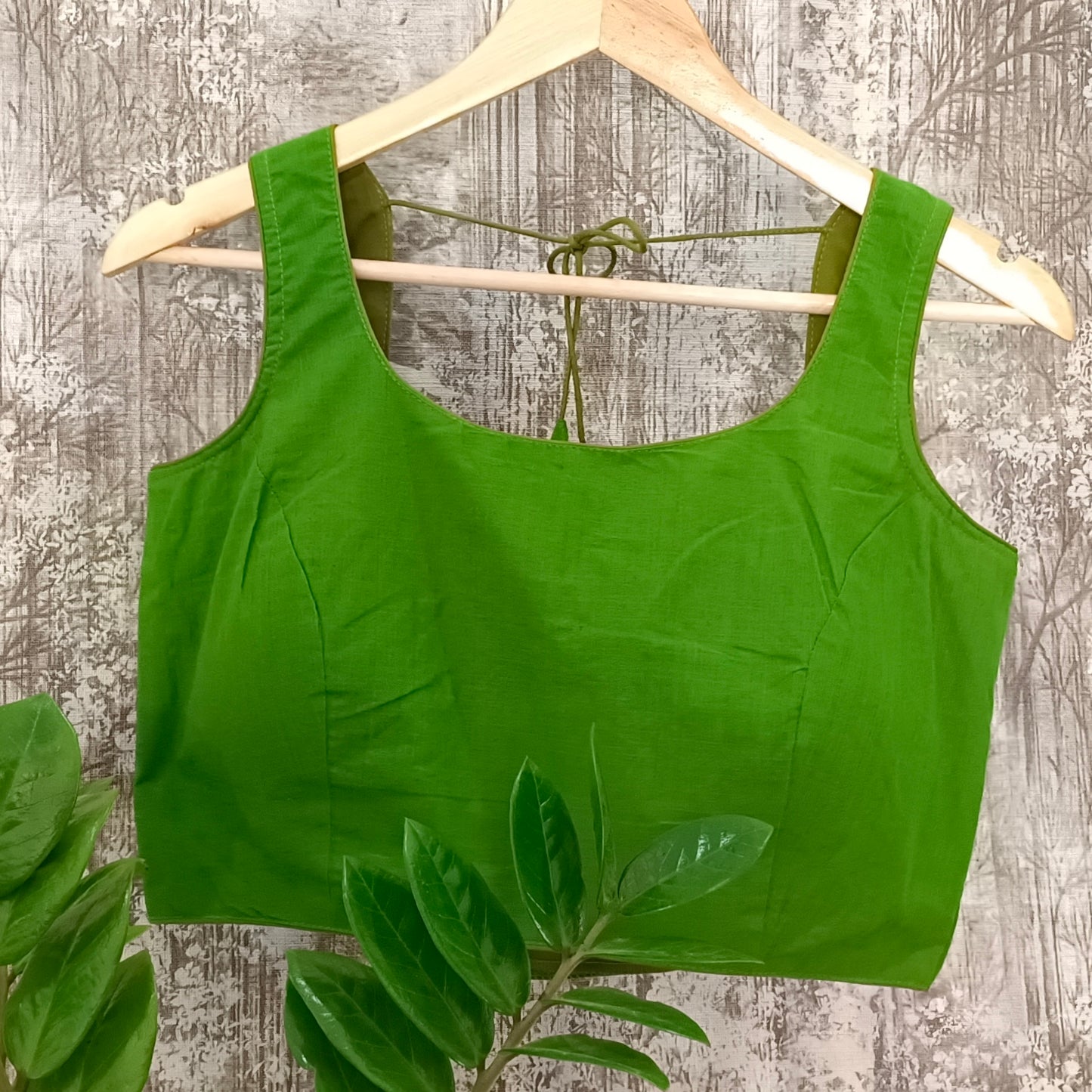 Green Cotton Blouse