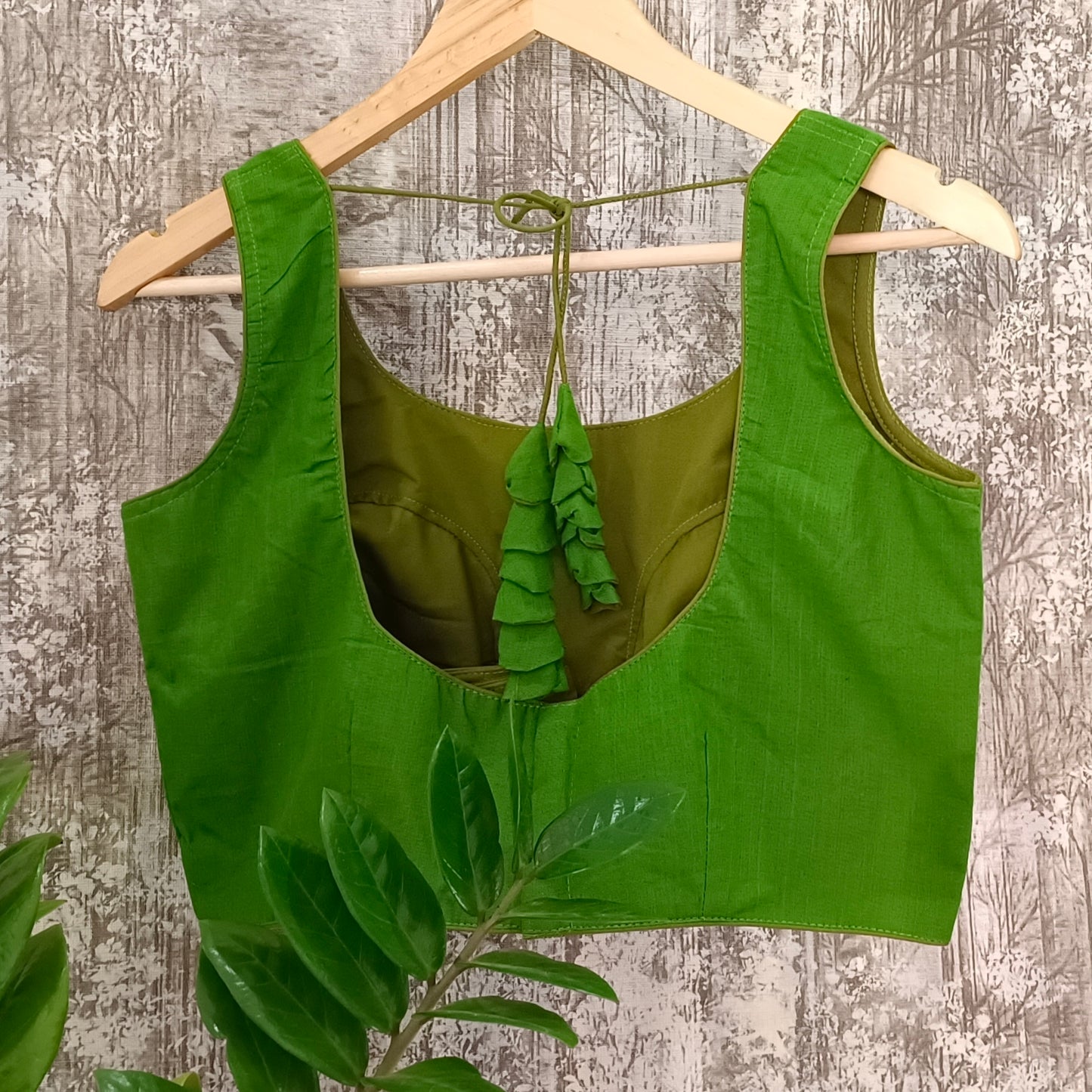 Green Cotton Blouse