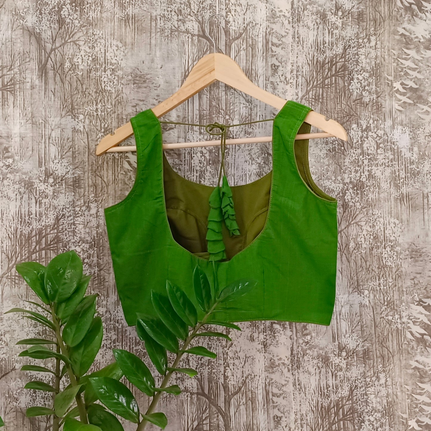 Green Cotton Blouse