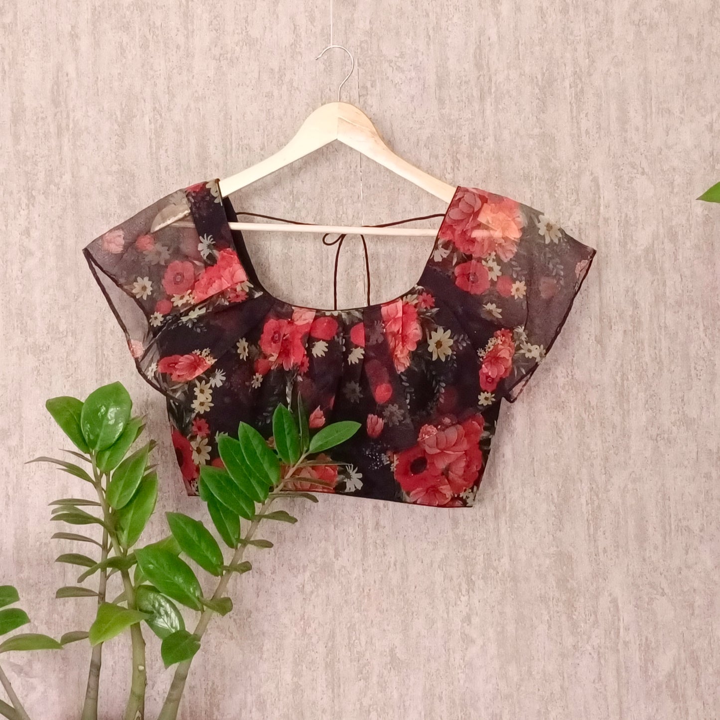 Floral Ruffle Blouse