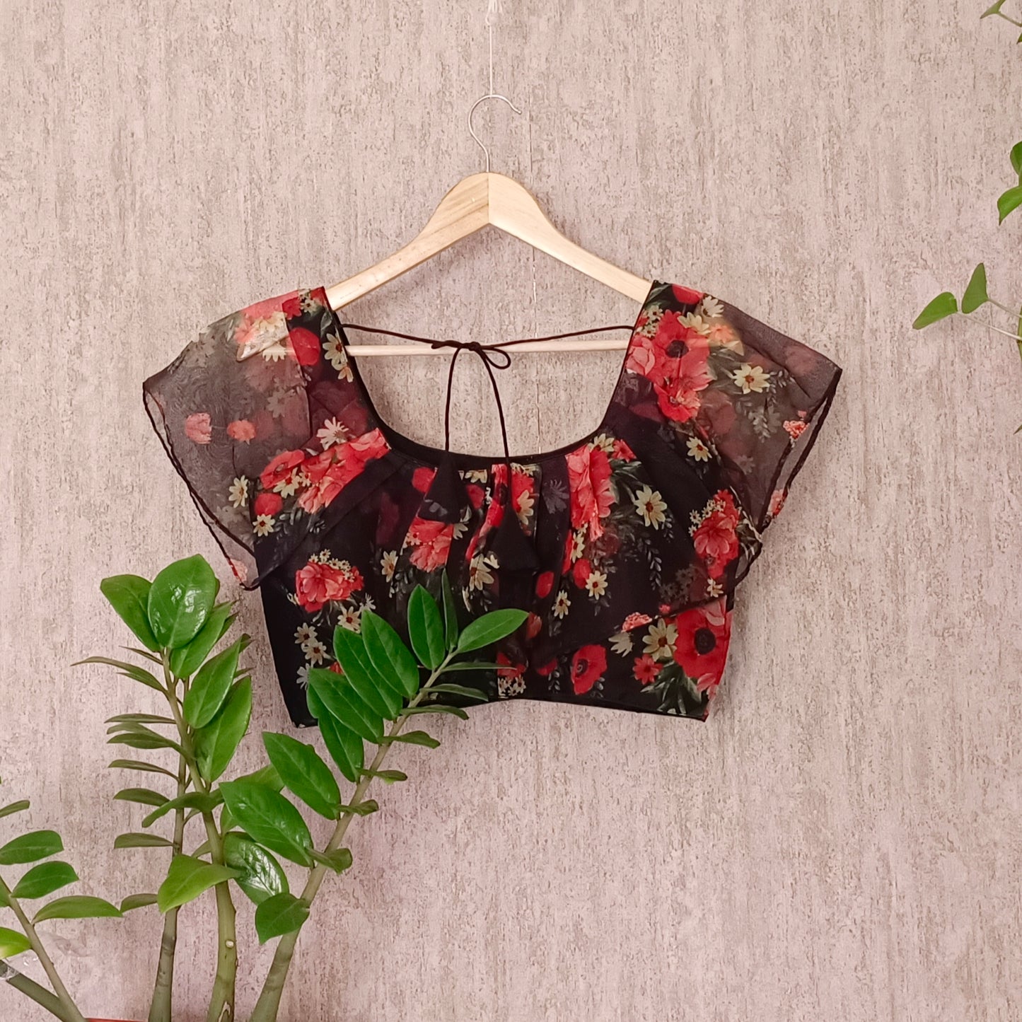 Floral Ruffle Blouse