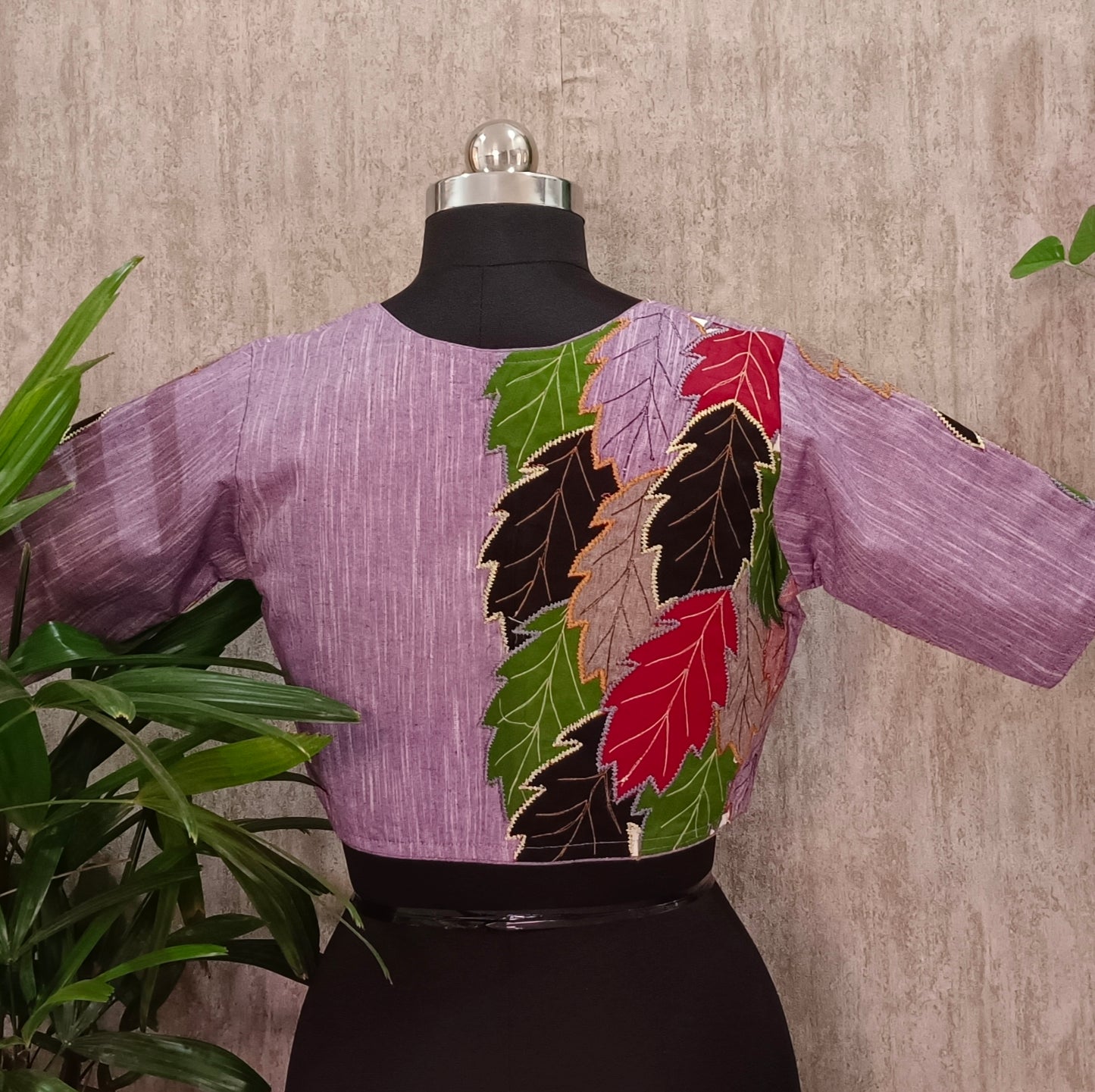 Khadi Patch work Blouse