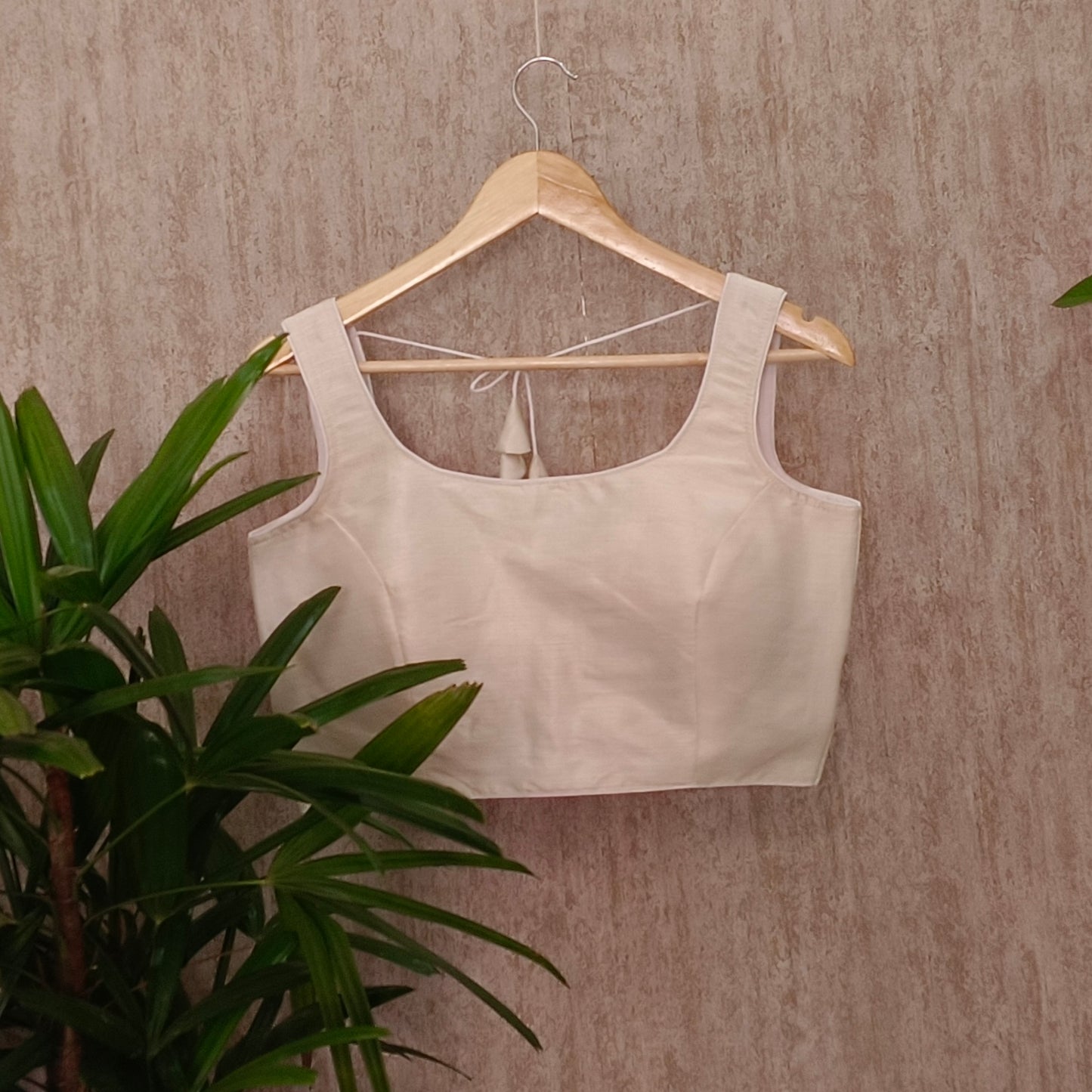 White Sleeveless Blouse