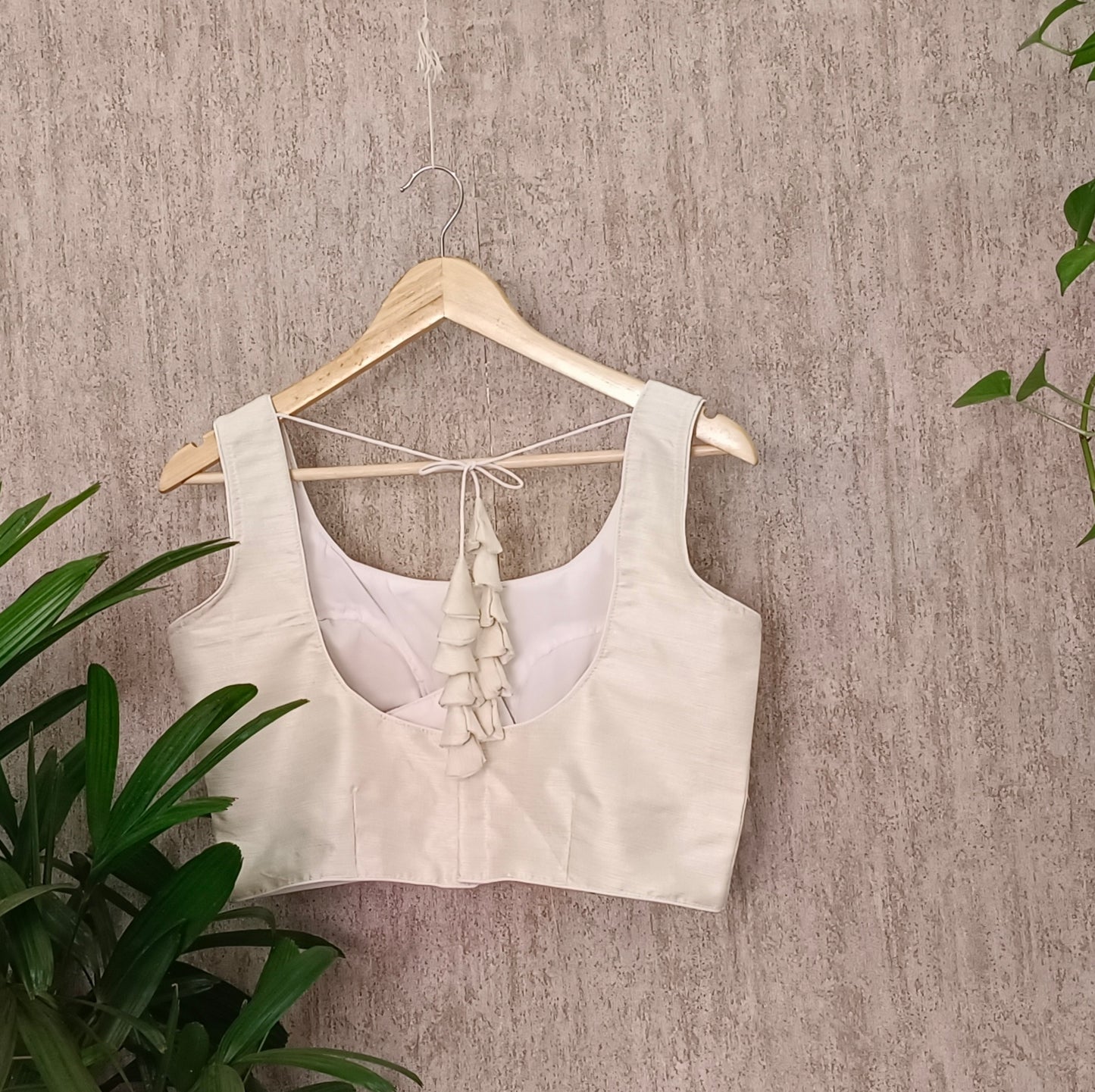 White Sleeveless Blouse