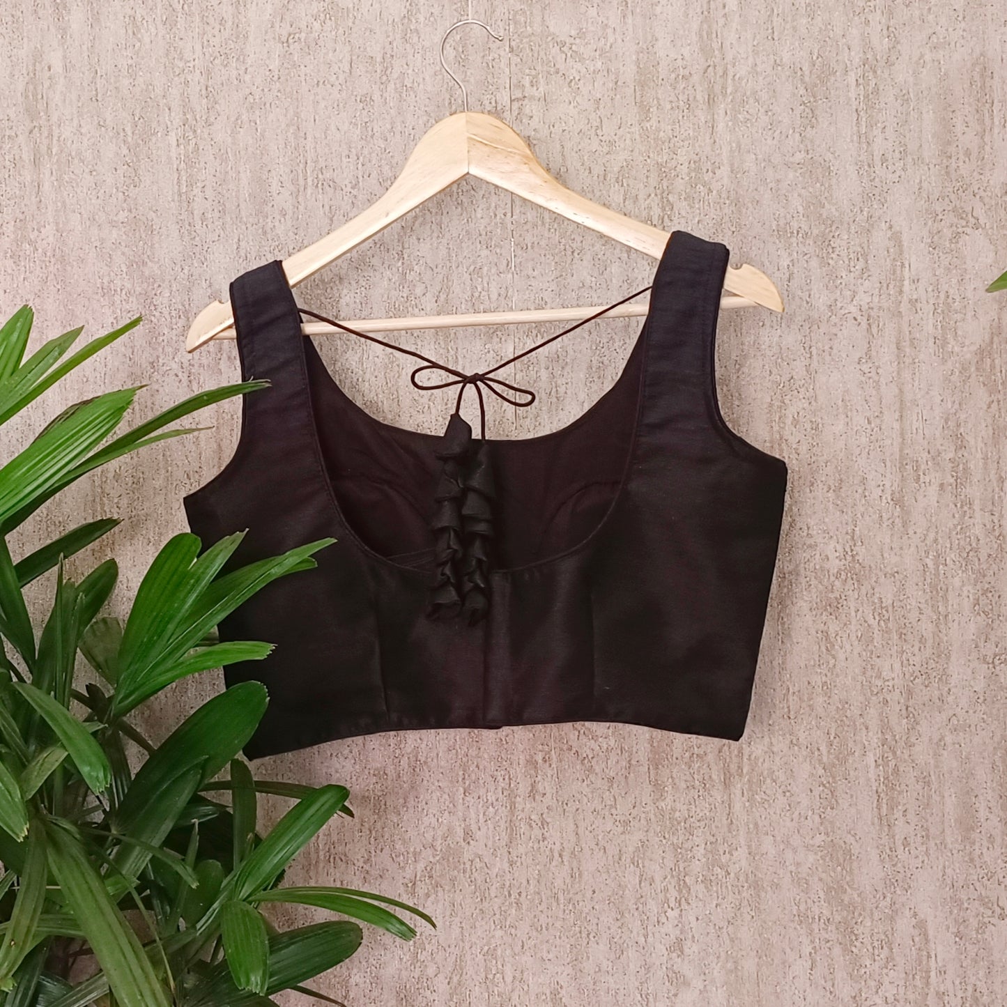 Black Sleeveless Blouse