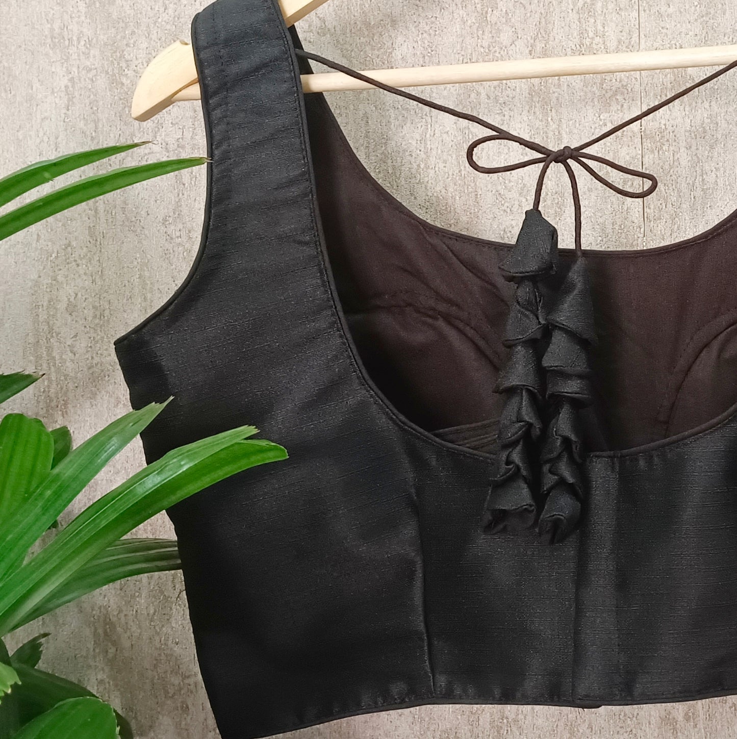 Black Sleeveless Blouse