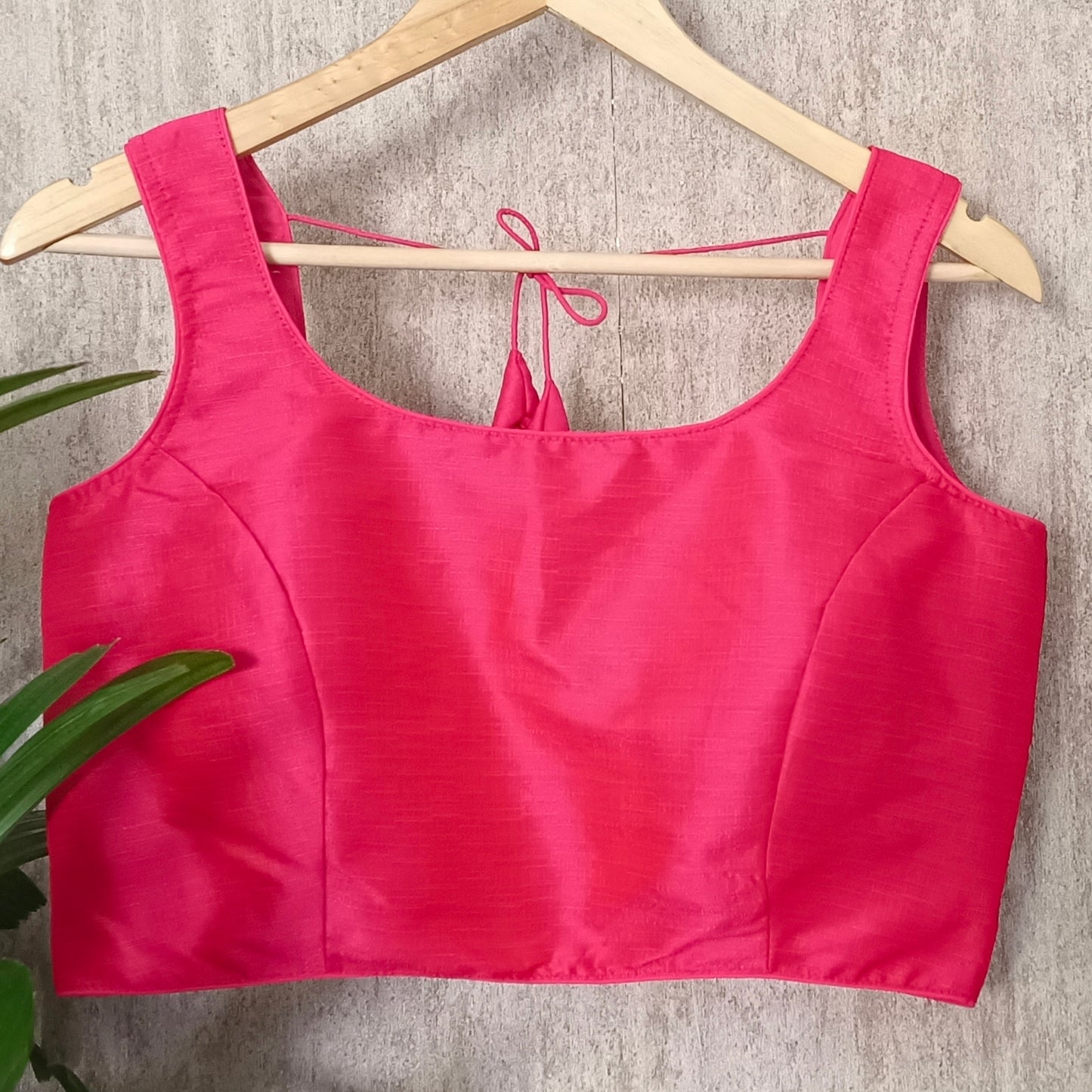 Pink Sleeveless Blouse