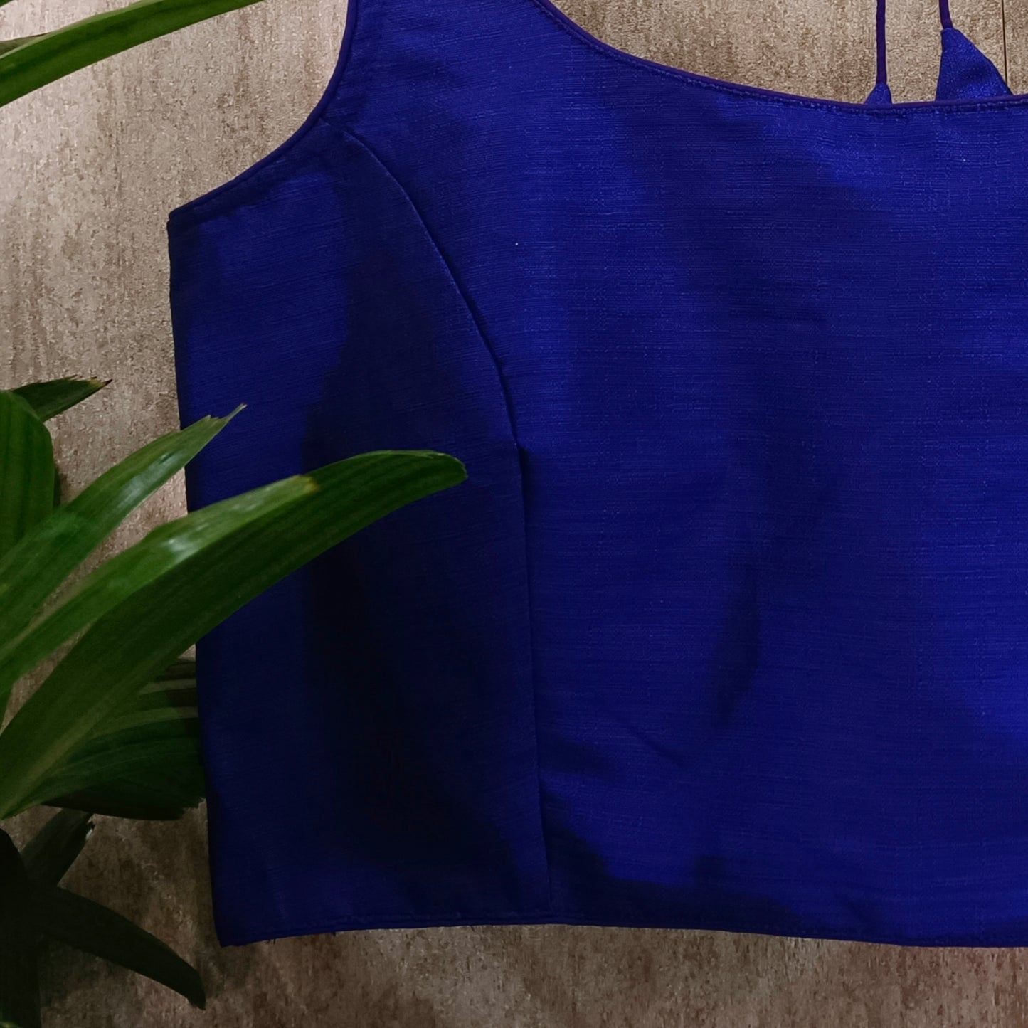 Royal Blue Sleeveless Blouse