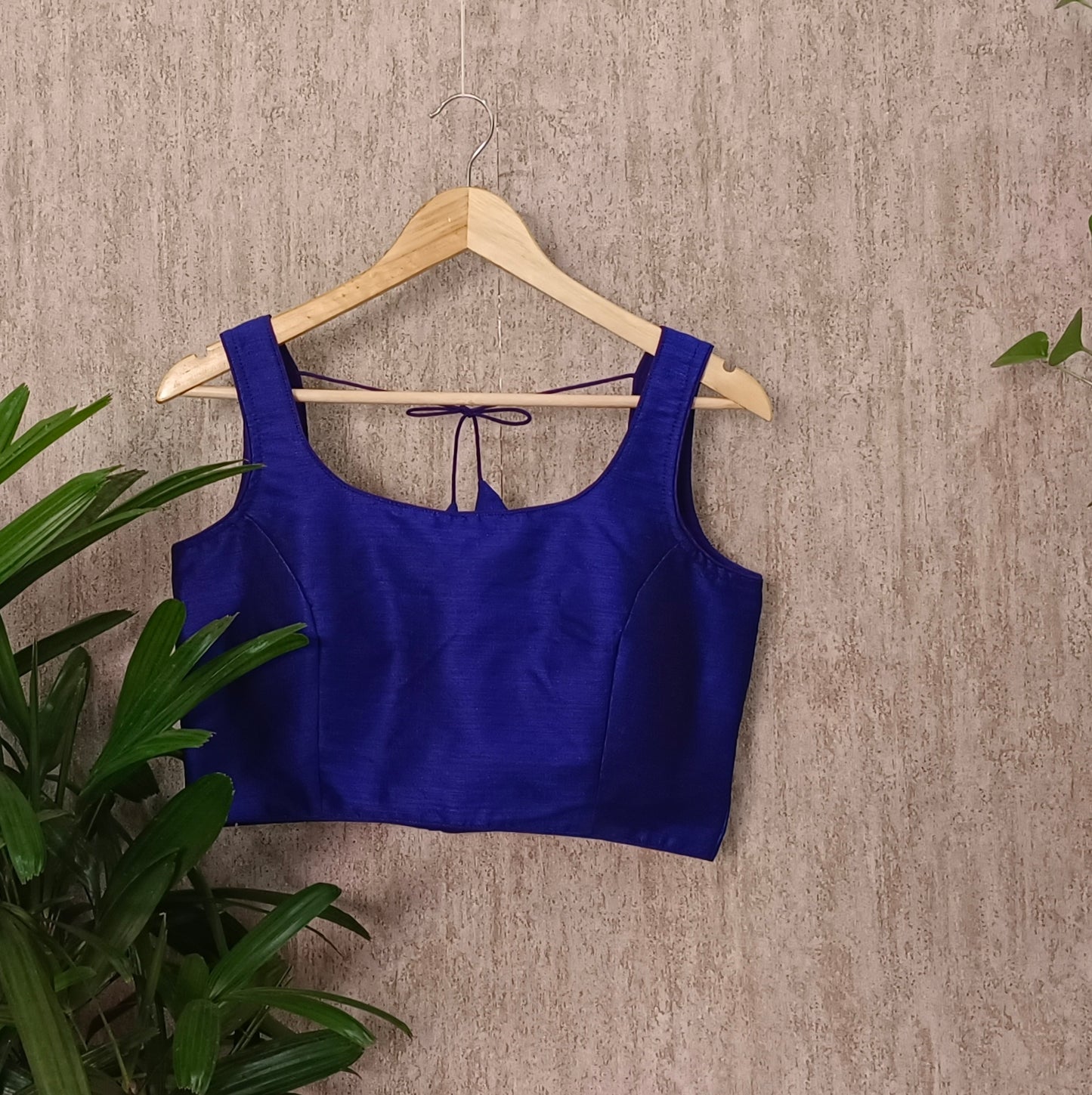 Royal Blue Sleeveless Blouse