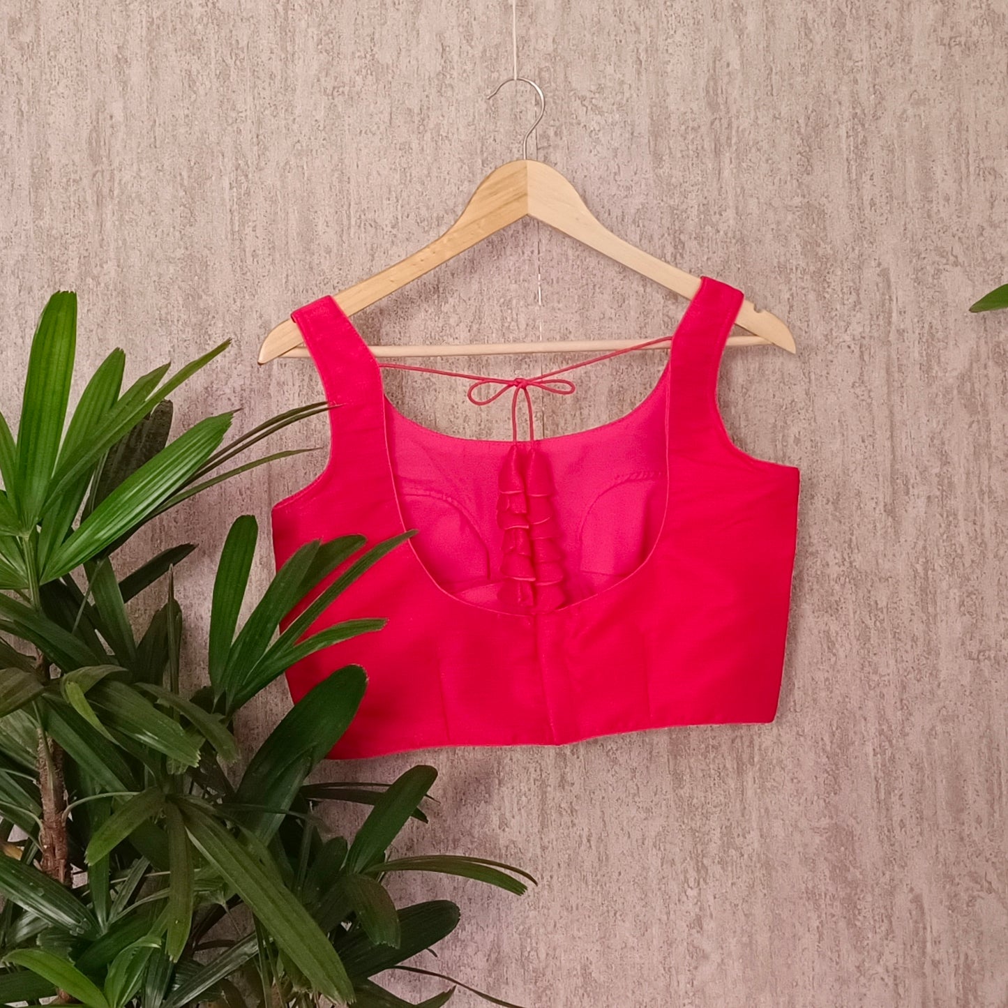 Pink Dual Shade Sleeveless Blouse